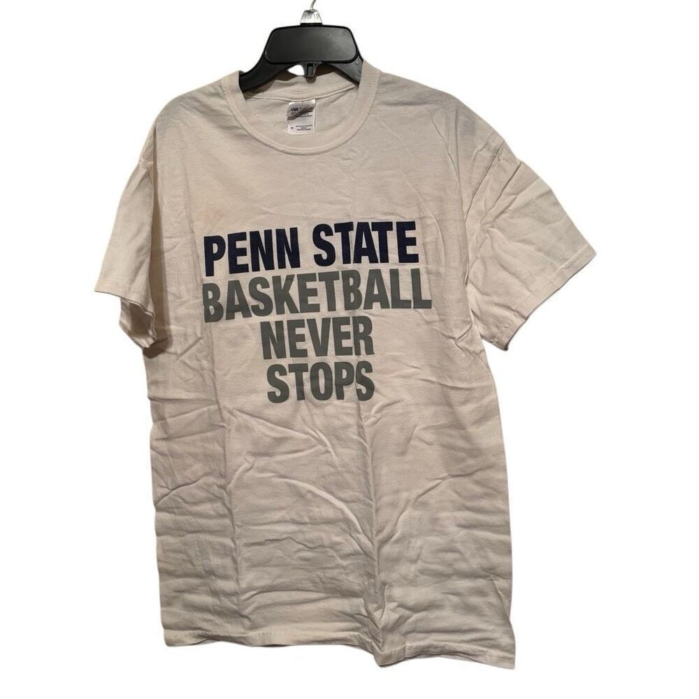 Penn State Basketball Never Stops Size Medium T-Shirt